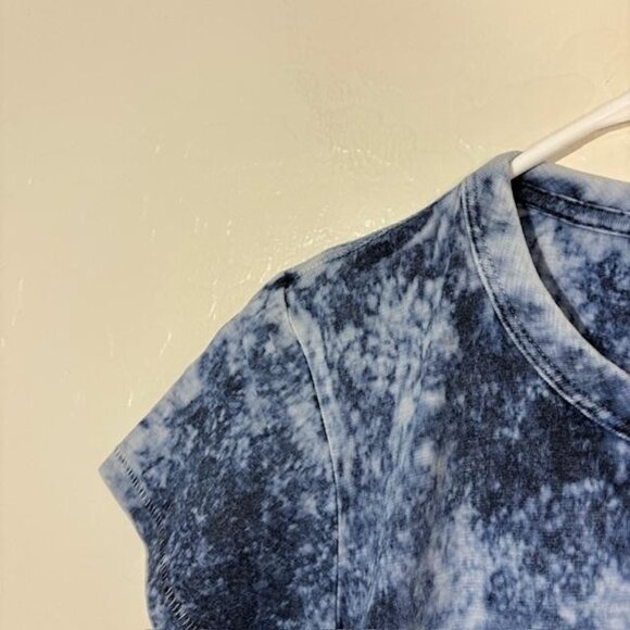 Rag & Bone Shirt Womens XS Blue Multi Slub Tie Dye Tee Pima Cotton NWT - Picture 2 of 9